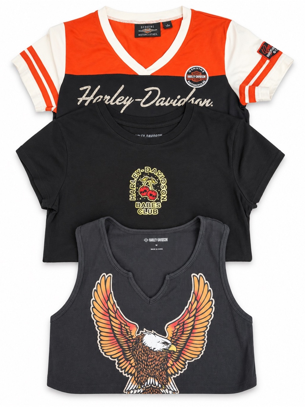 Harley-Davidson Women’s Shirt Lot – Sizes Medium & Large